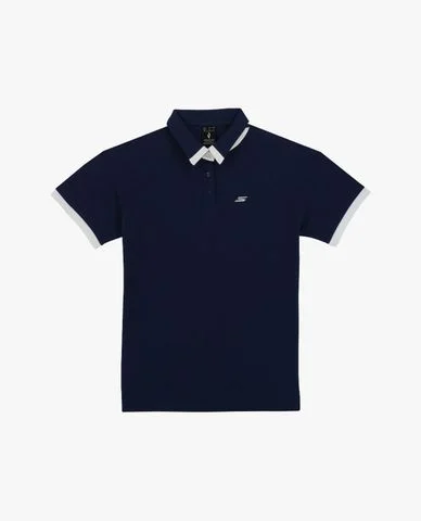 Court men's polo shirt with short sleeves