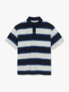 Varsity Stripe Overfit unisex polo shirt