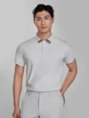 Fashionable short sleeve polo shirt for office