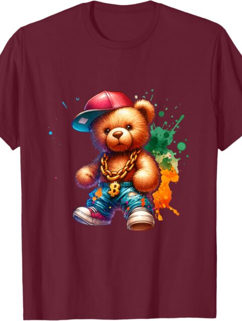 Minimal Beast - Rainbow Hip Hop Bear T-shirt
